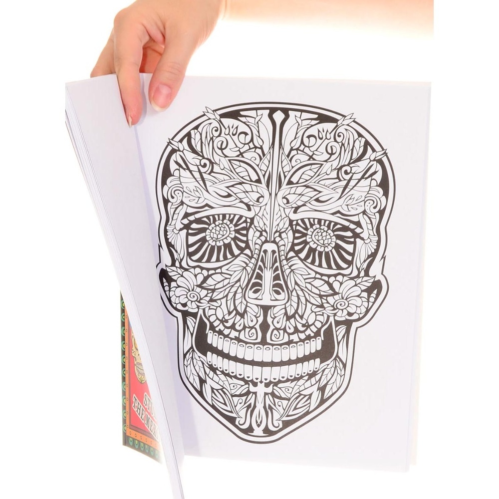 NEW Sugar Skulls Coloring Book - Picture 4 of 6